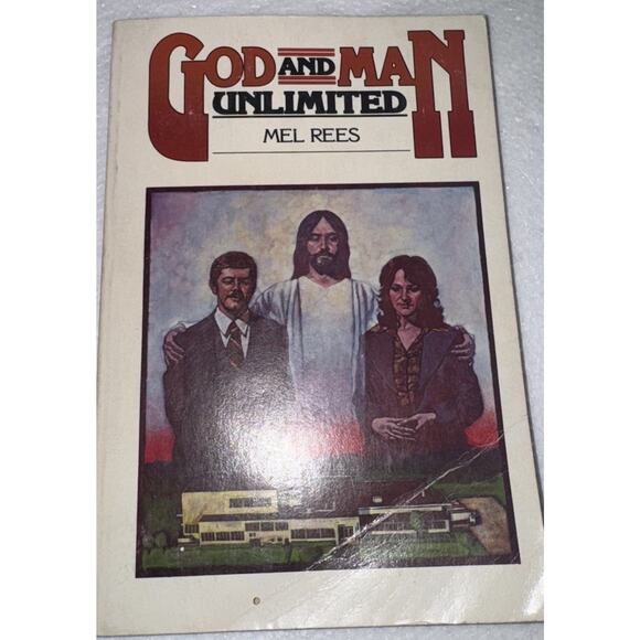 GOD AND MAN, UNLIMITED: DIVINE POWER COMBINED WITH HUMAN By Melvin E Rees *VG+* - Picture 2 of 7